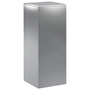 vidaXL Support de Plante Argent&eacute; 40 x 40 x 100 cm Acier