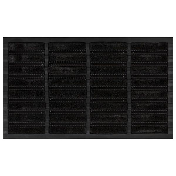 vidaXL Paillasson rectangulaire 45x75 cm caoutchouc et fibre de coco