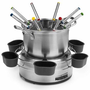Princess Ensemble &agrave; fondue 800 W Acier inoxydable Gris