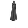 vidaXL Parasol de jardin avec mât en métal 390 cm anthracite