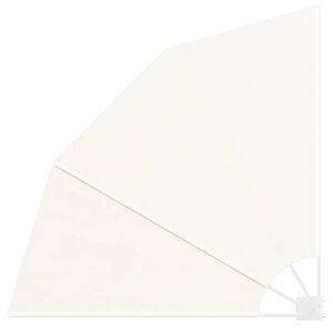 vidaXL Auvent lat&eacute;ral pliable de balcon Cr&egrave;me 140x140 cm