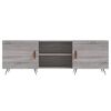 vidaXL Meuble TV sonoma gris 150x30x50 cm bois d'ing&eacute;nierie