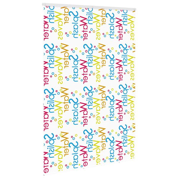 vidaXL Store enrouleur de douche avec cassette largeur du tissu 146 cm