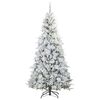 vidaXL Sapin de No&euml;l Artificiel &agrave; Branches Articul&eacute;es Blanc 240 cm