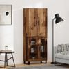 vidaXL Haut Armoire 2 pcs Bois Ancien 69,5 x 34 x 180 cm