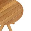 vidaXL Table d'appoint Marron 55 x 55 x 51 cm Bois de teck massif