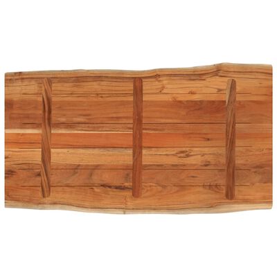 vidaXL Dessus de table 120x60x2,5cm rectangulaire bois massif d'acacia