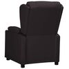 vidaXL Fauteuil Noir Similicuir