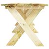 vidaXL Ensemble &agrave; manger de jardin 5 pcs Bois de pin impr&eacute;gn&eacute;