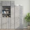 vidaXL Armoire de rangement mince gris b&eacute;ton 30x42,5x225 cm