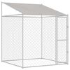 vidaXL Cage pour chien 200 x 200 x 258 cm Acier et PE