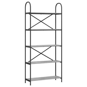 vidaXL &Eacute;tag&egrave;re 5 niveaux 80 x 30 x 183 cm Bois d'ing&eacute;nierie