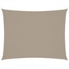 vidaXL Voile de parasol tissu oxford rectangulaire 3x4,5 m taupe