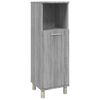 vidaXL Armoire de bain Sonoma gris 30x30x95 cm Bois d'ingénierie