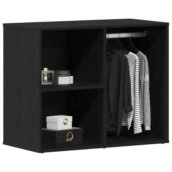 vidaXL Cabinet de Cosmétiques avec étagère Chêne noir 80 x 40 x 65 cm