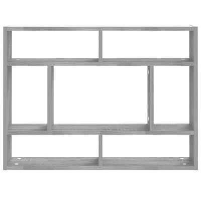 vidaXL Étagère murale Sonoma gris 75x16x55 cm Bois d'ingénierie