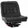 vidaXL Si&egrave;ge de tracteur avec suspension Noir 39,5 x 52 x 43 cm