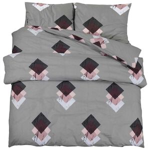 vidaXL Ensemble de housse de couette multicolore 200x220 cm coton