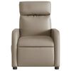 vidaXL Fauteuil inclinable électrique Cappuccino Similicuir