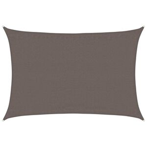 vidaXL Voile d'ombrage 160 g/m&sup2; Anthracite 3,5x4,5 m PEHD