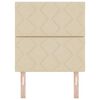 vidaXL T&ecirc;te de lit avec t&ecirc;te de lit Cr&egrave;me 80 cm Cuir synth&eacute;tique