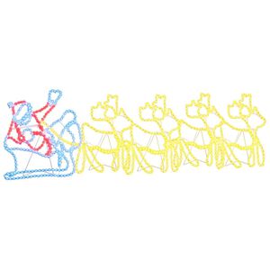 vidaXL D&eacute;coration de No&euml;l avec 1224 LED Multicolore 69 x 79 cm PVC