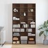 vidaXL Armoire &agrave; CD Ch&ecirc;ne marron 102x23x177,5 cm Bois d'ing&eacute;nierie