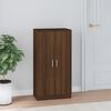 vidaXL Armoire à chaussures Chêne marron 55x35x108cm Bois d'ingénierie