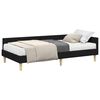 vidaXL Cadre de lit d'angle avec matelas Autre 2 pc Vert tissu