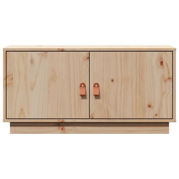 vidaXL Meuble TV 80x34x40 cm Bois de pin massif