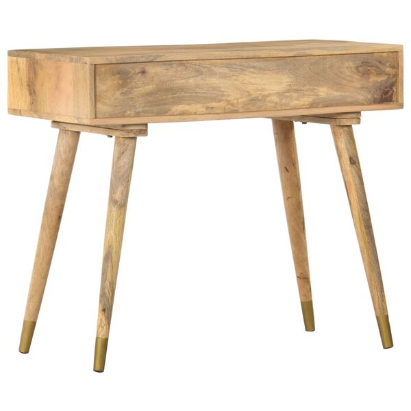 vidaXL Table console 89x44x75 cm Bois de manguier massif