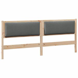 vidaXL T&ecirc;te de lit Marron Bois massif en pin