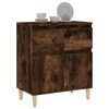 vidaXL Buffet Chêne fumé 60x35x70 cm Bois d'ingénierie