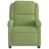 vidaXL Fauteuil de massage inclinable vert clair velours