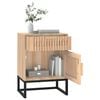 vidaXL Tables de chevet 2 pcs 40x30x55,5 cm bois ing&eacute;nierie et fer