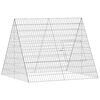 vidaXL Cage &agrave; poules Argent&eacute; 110 x 100 x 85 cm Acier galvanis&eacute;