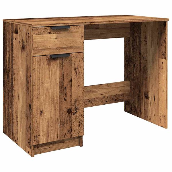 vidaXL Bureau vieux bois 100x50x75 cm bois d'ing&eacute;nierie