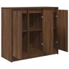 vidaXL Buffet ch&ecirc;ne marron 85x34x76 cm bois d'ing&eacute;nierie