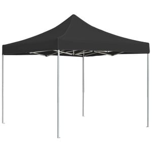 vidaXL Tente de r&eacute;ception pliable Aluminium 3 x 3 m Anthracite