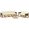 vidaXL Ensemble de canap&eacute;s d'ext&eacute;rieur 7 pc
