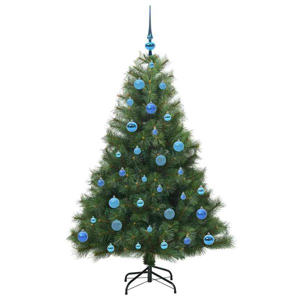 vidaXL Sapin de No&euml;l artificiel avec 150 LED Vert 150 cm PE et PVC