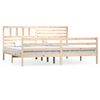 vidaXL Cadre de lit sans matelas 180x200 cm bois massif