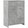 vidaXL Armoire de salle de bain Gris béton 60x33x80 cm Aggloméré