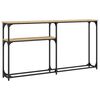 vidaXL Table console ch&ecirc;ne sonoma 145x22,5x75 cm bois d'ing&eacute;nierie