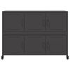 vidaXL Buffet noir 100,5x39x72 cm acier