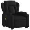 vidaXL Fauteuil de massage inclinable Noir Tissu