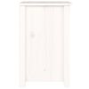 vidaXL Tables de chevet 2 pcs Blanc 40x35x55 cm Bois de pin solide