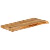 vidaXL Dessus de table &agrave; bord vivant 90x30x2,5 cm bois massif manguier