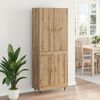 vidaXL Haut Armoire Montage mural Ch&ecirc;ne artisanal 69,5 x 34 x 180 cm