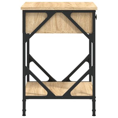 vidaXL Table de chevet chêne sonoma 40x42x60 cm bois d'ingénierie